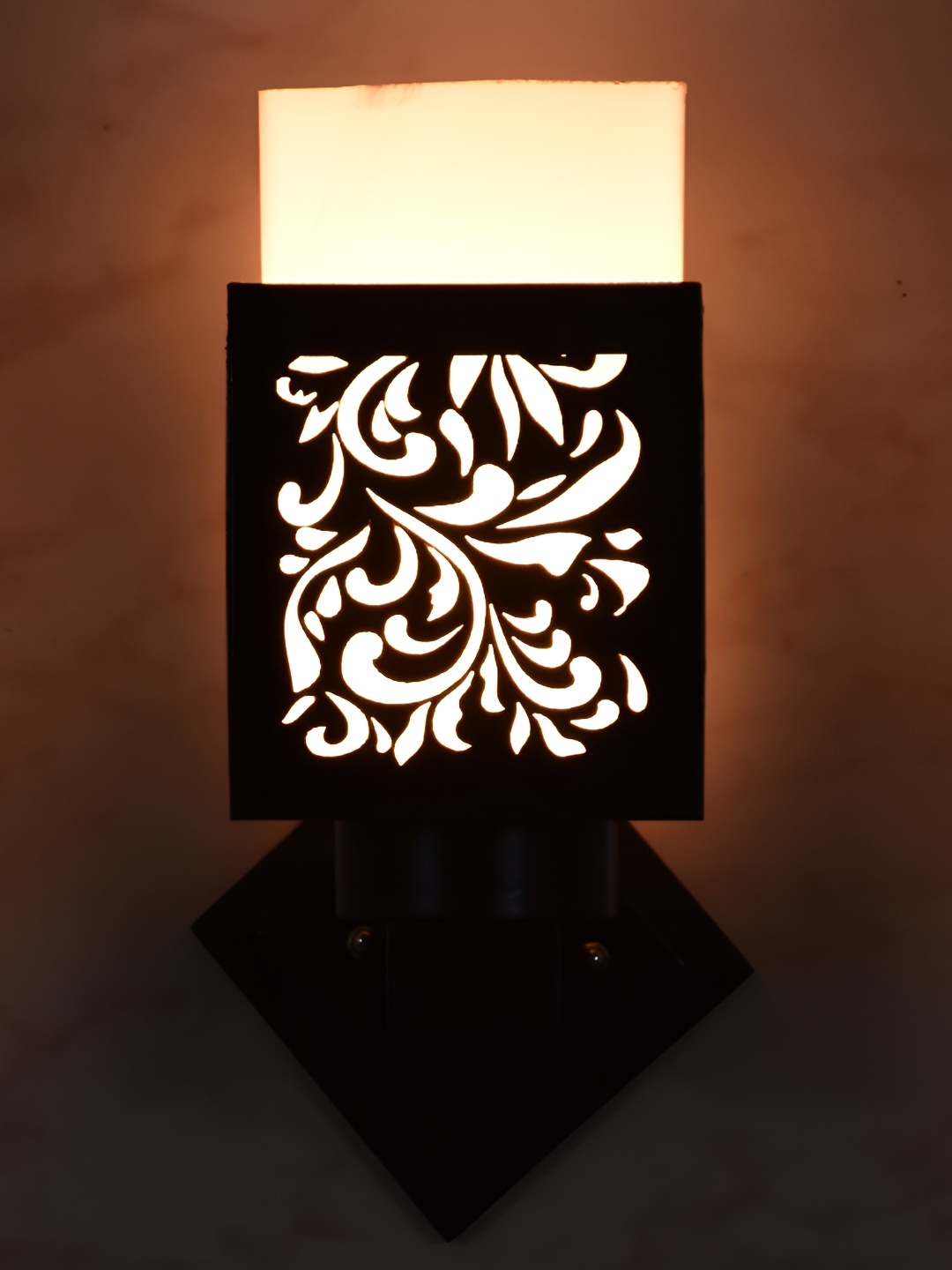 

1ST TIME White & Black Wooden Square Shaped Contemporary Wall Lamps