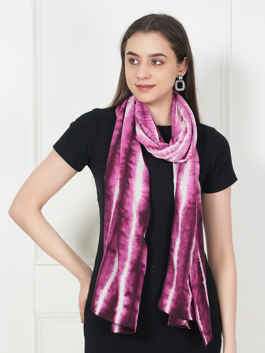 

Style Shoes Tie & Dye Stole, Purple