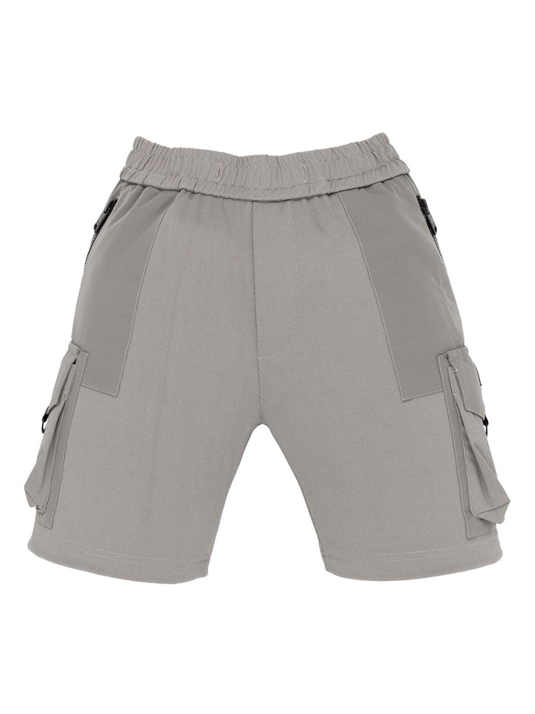 

Status Quo Boys Mid-Rise Cargo Shorts, Grey