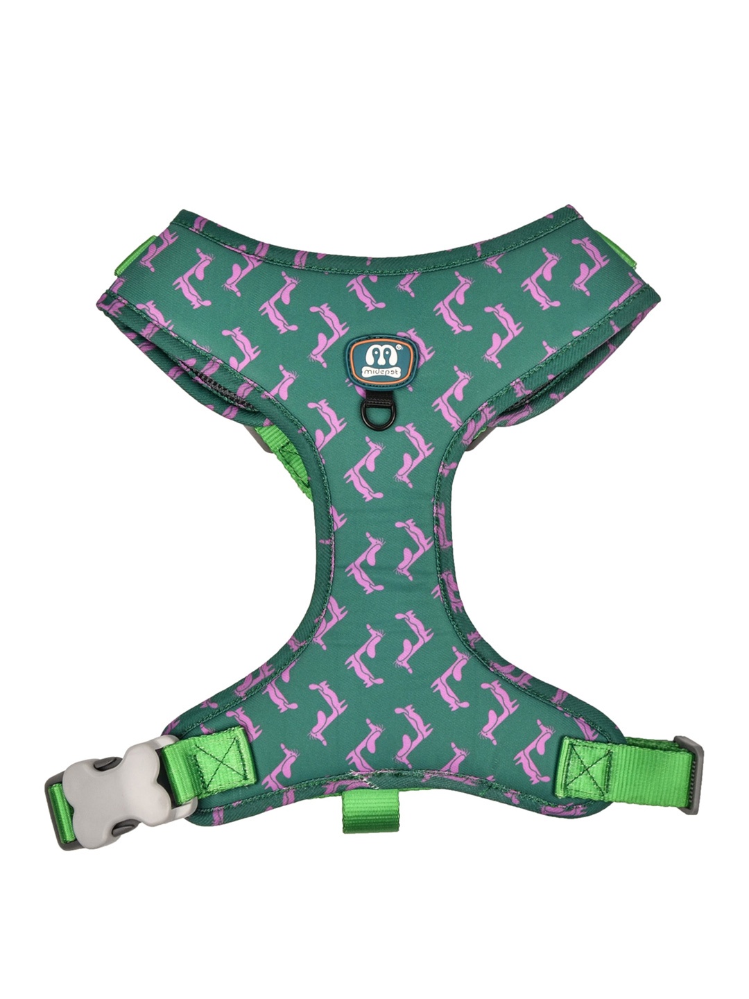 

Emily pets Kids Printed Pet Harnesses, Green