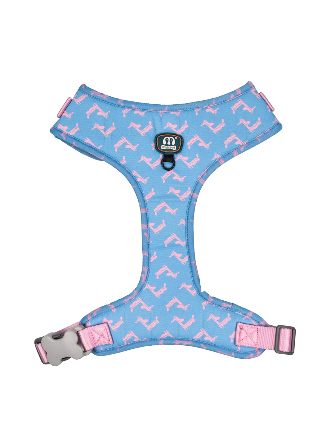 

Emily pets Graphic-Printed Adjustable Dog Harnesses, Blue