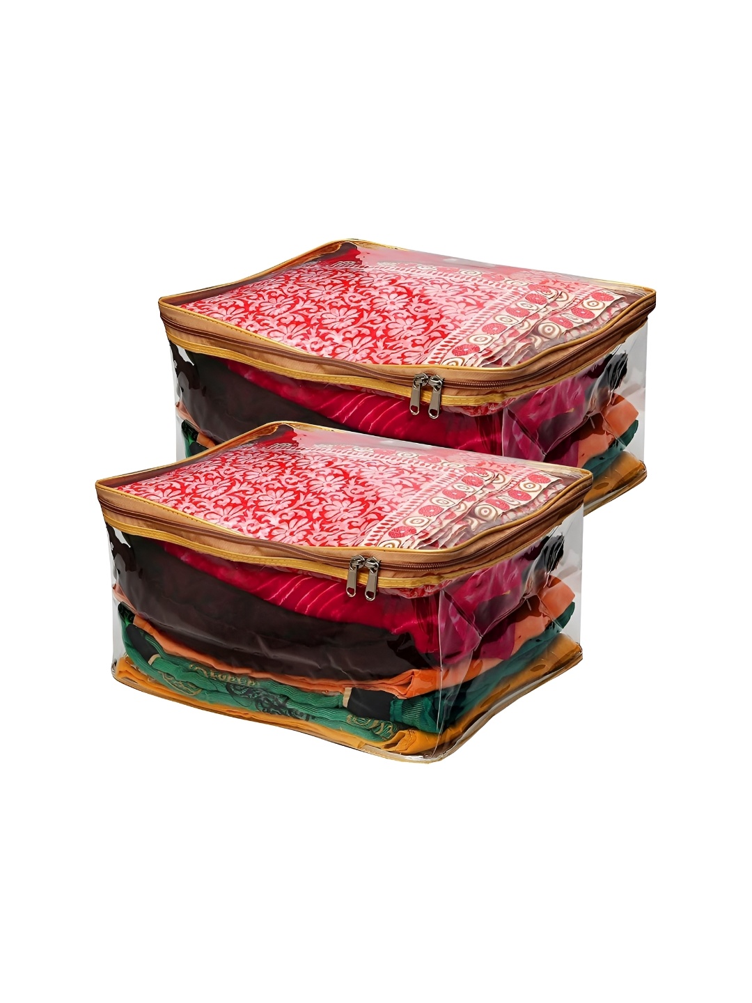 

atorakushon Gold-Toned 2 Pieces Multi-Utility Organisers