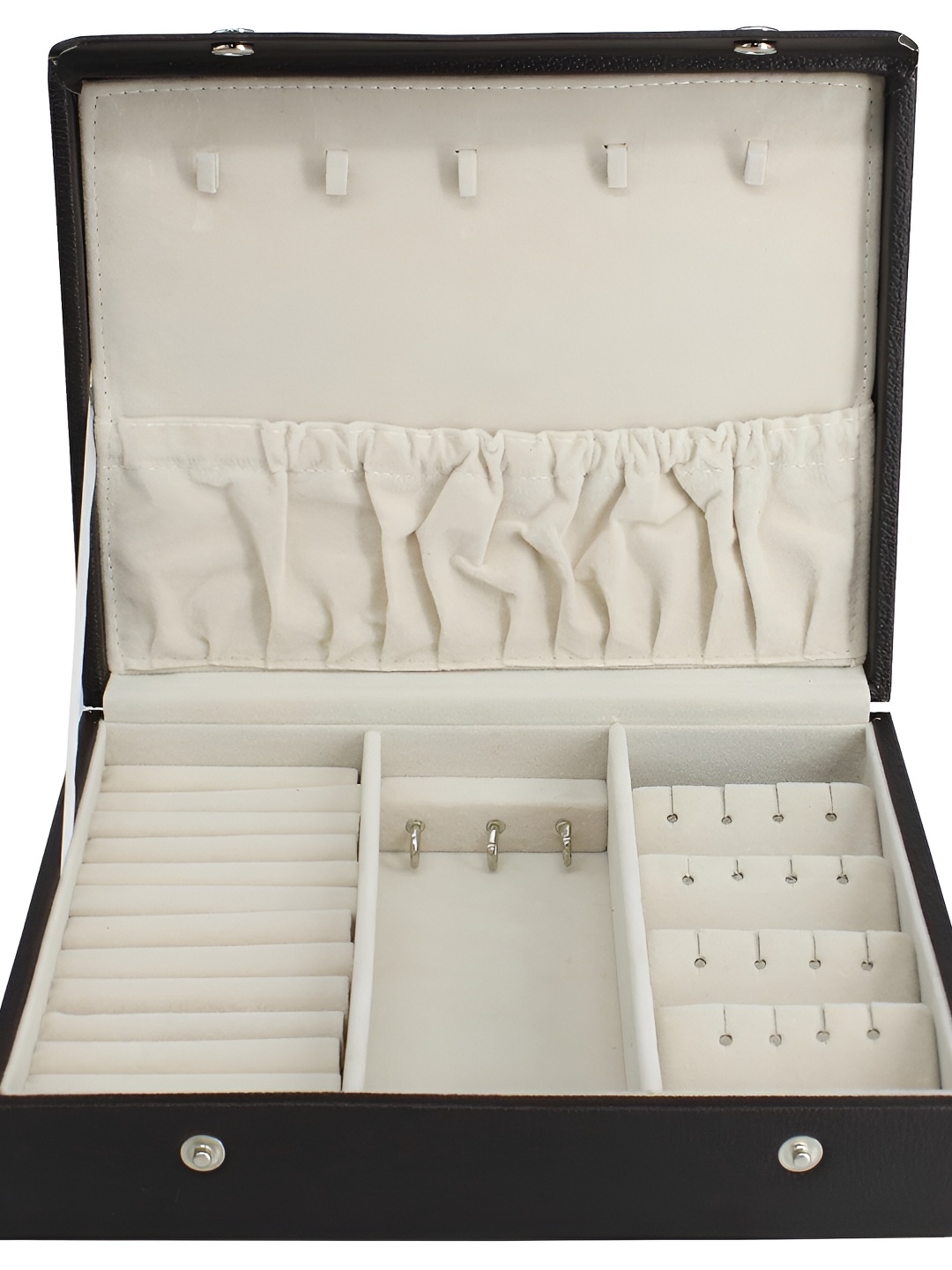 

atorakushon Black Leather Jewellery Organiser