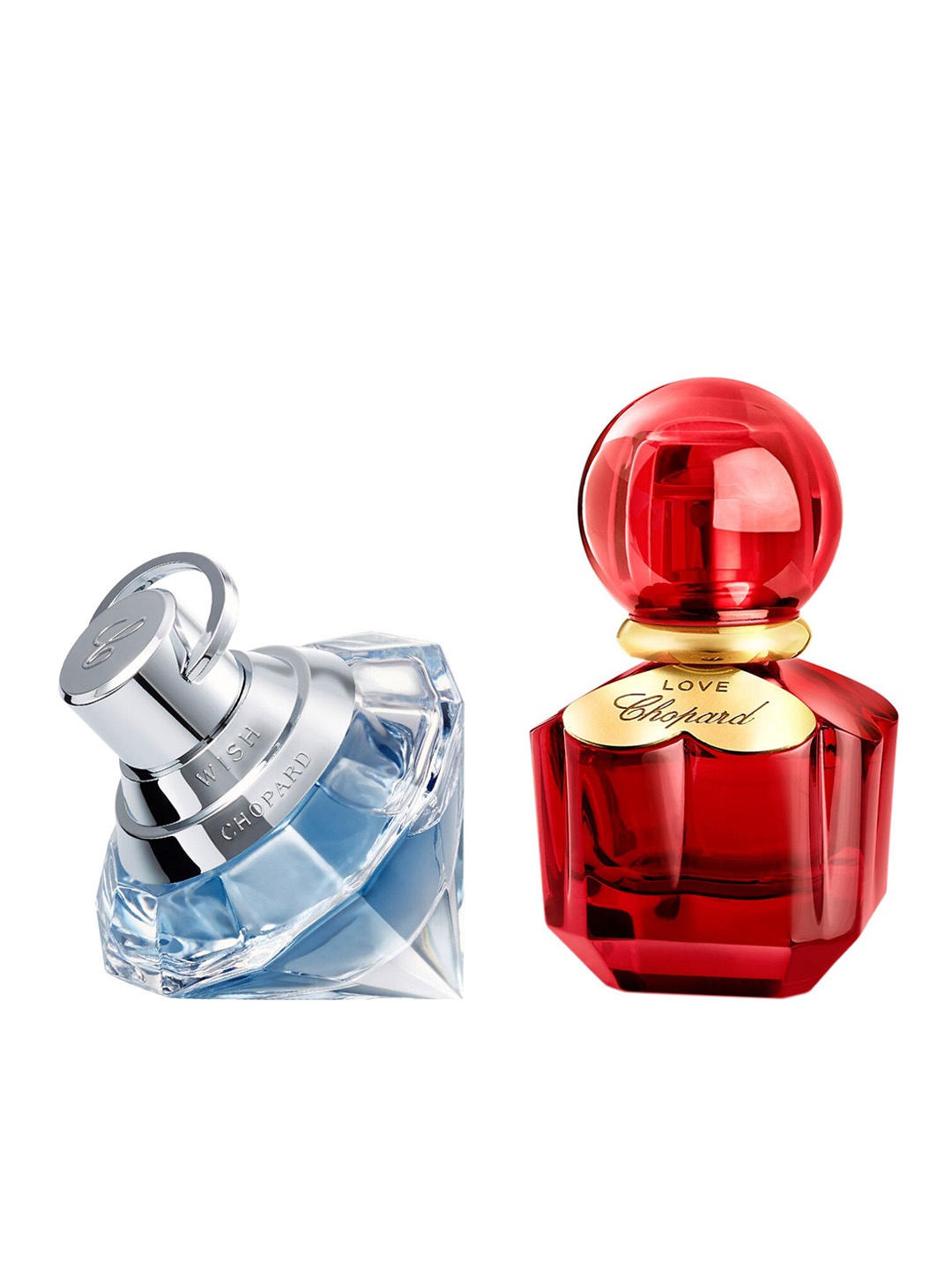 

Chopard Set Of 2 Wish & Love Chopard Eau De Parfum - 30ml Each, Transparent