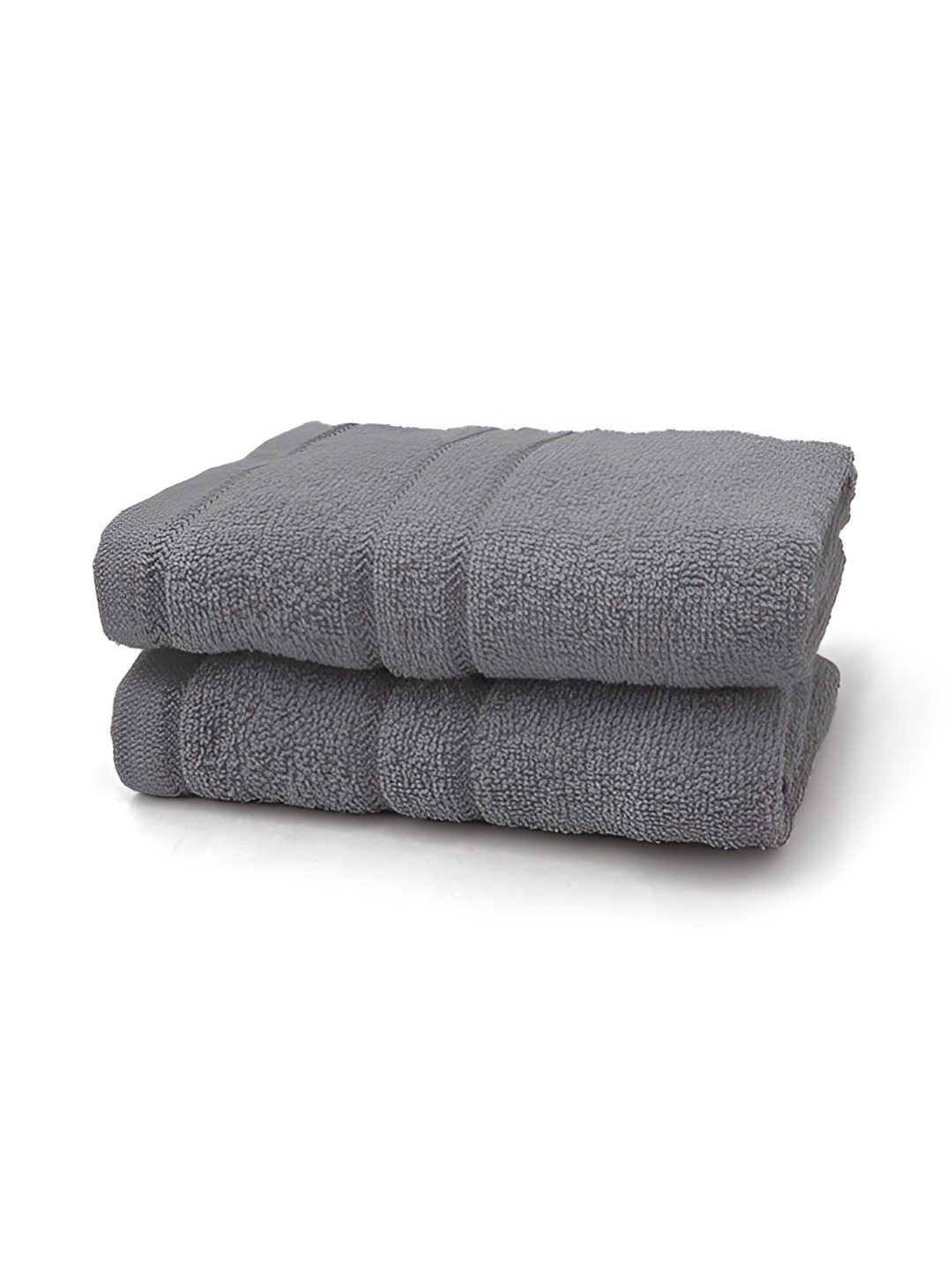 

Signature Matrix Zero Twist Grey 2-Pcs Pure Cotton Hand Towels