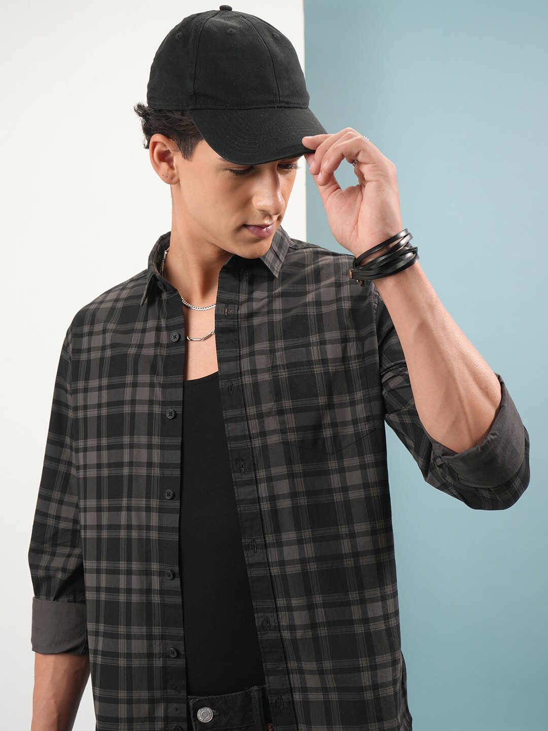 

HIGHLANDER Regular Fit Shirt, Grey