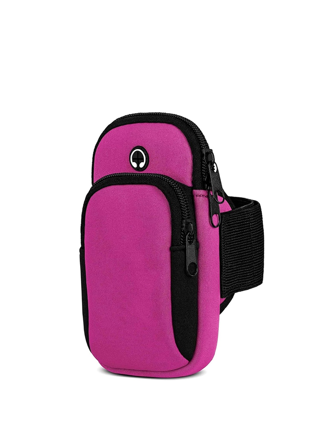 

INKMILAN Unisex Sports Armband with Adjustable Elastic, Pink