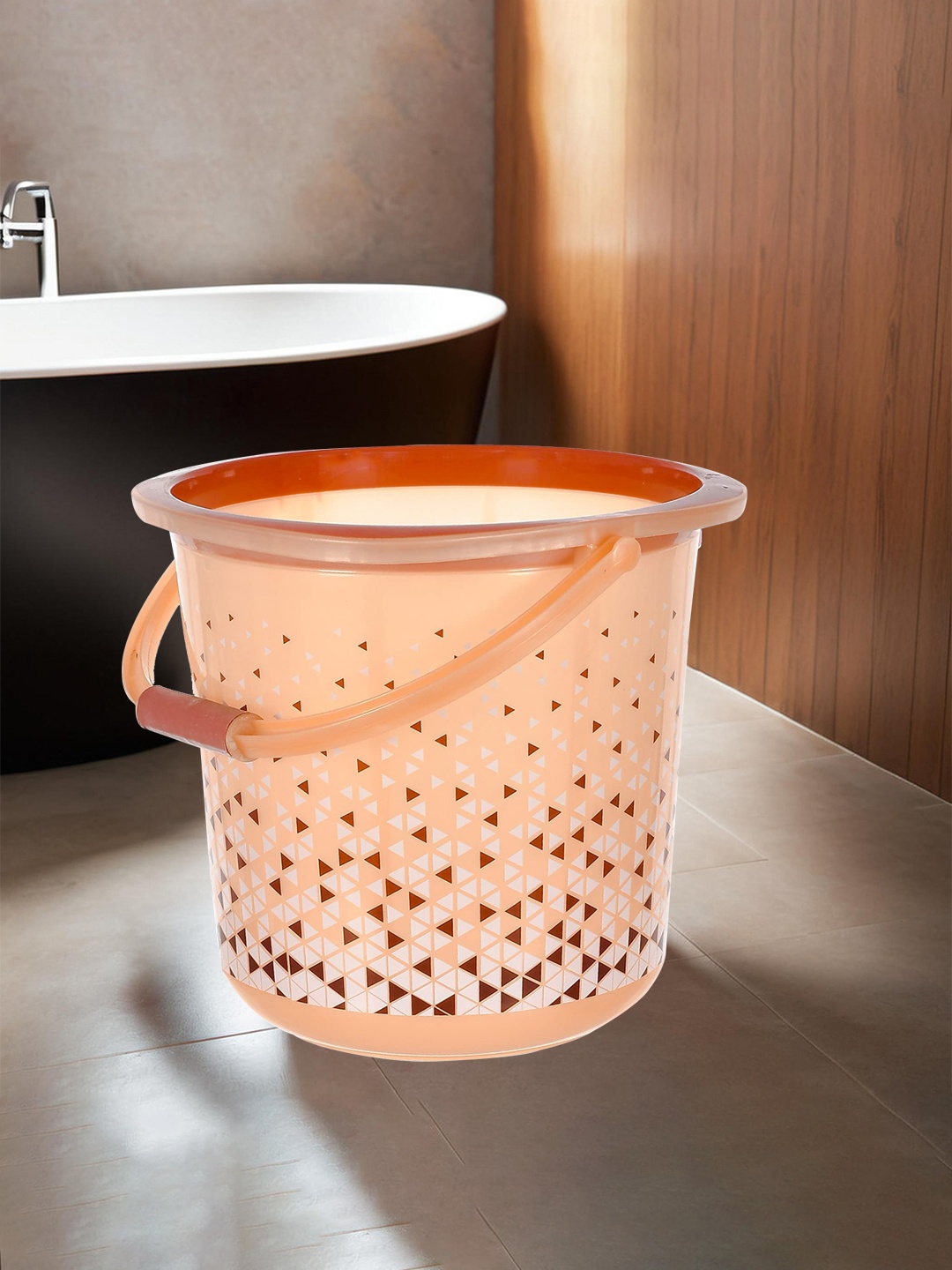 

Kuber Industries Brown Bath Bucket 18 L