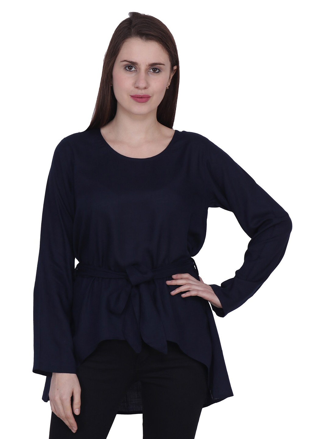 

BAESD Cinched Waist Top, Black