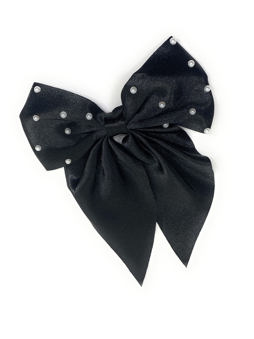 

BAESD Girls Pearl Beaded Ponytail Holders, Black