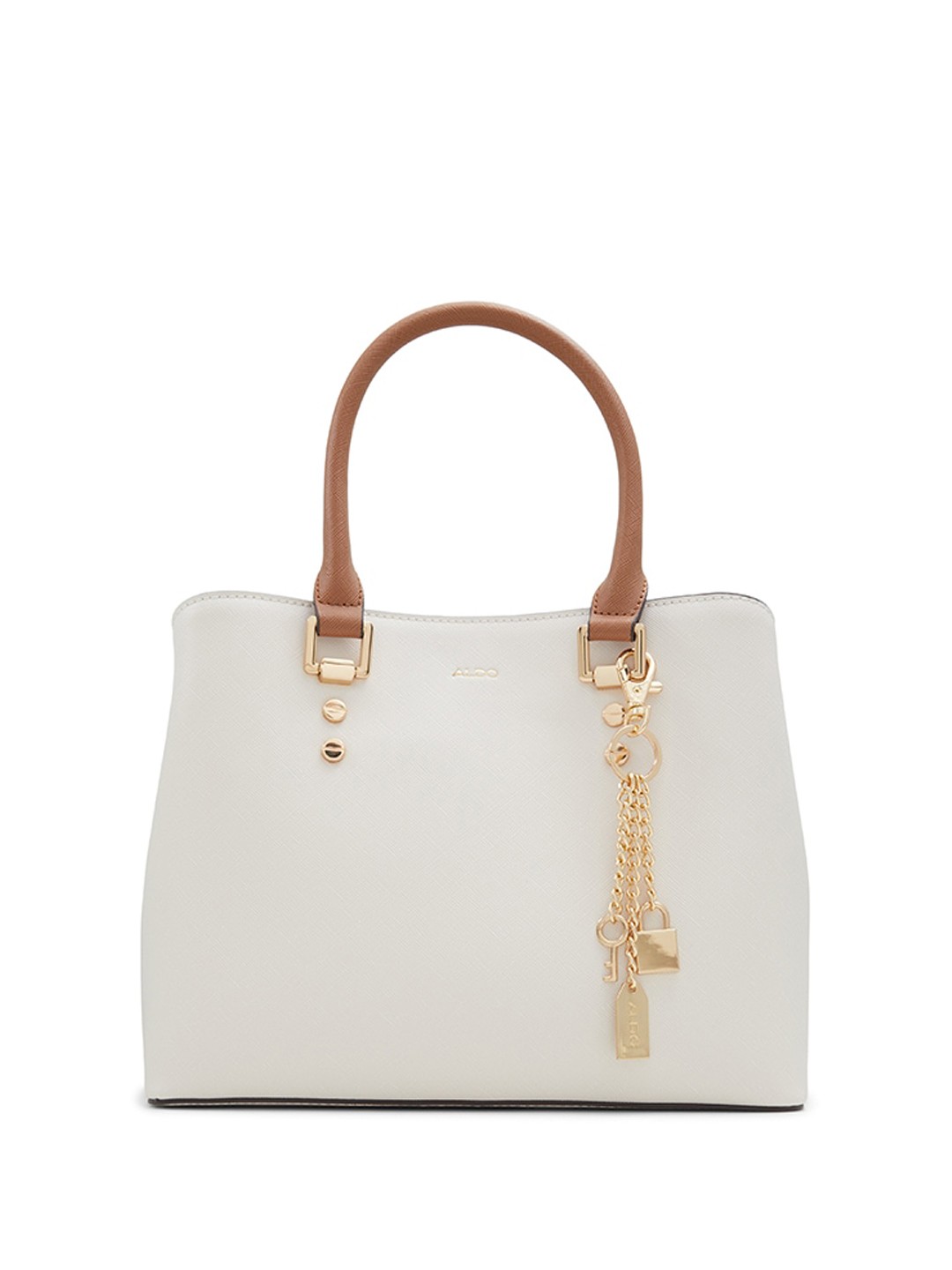 

ALDO Structured Handheld Bag, Beige