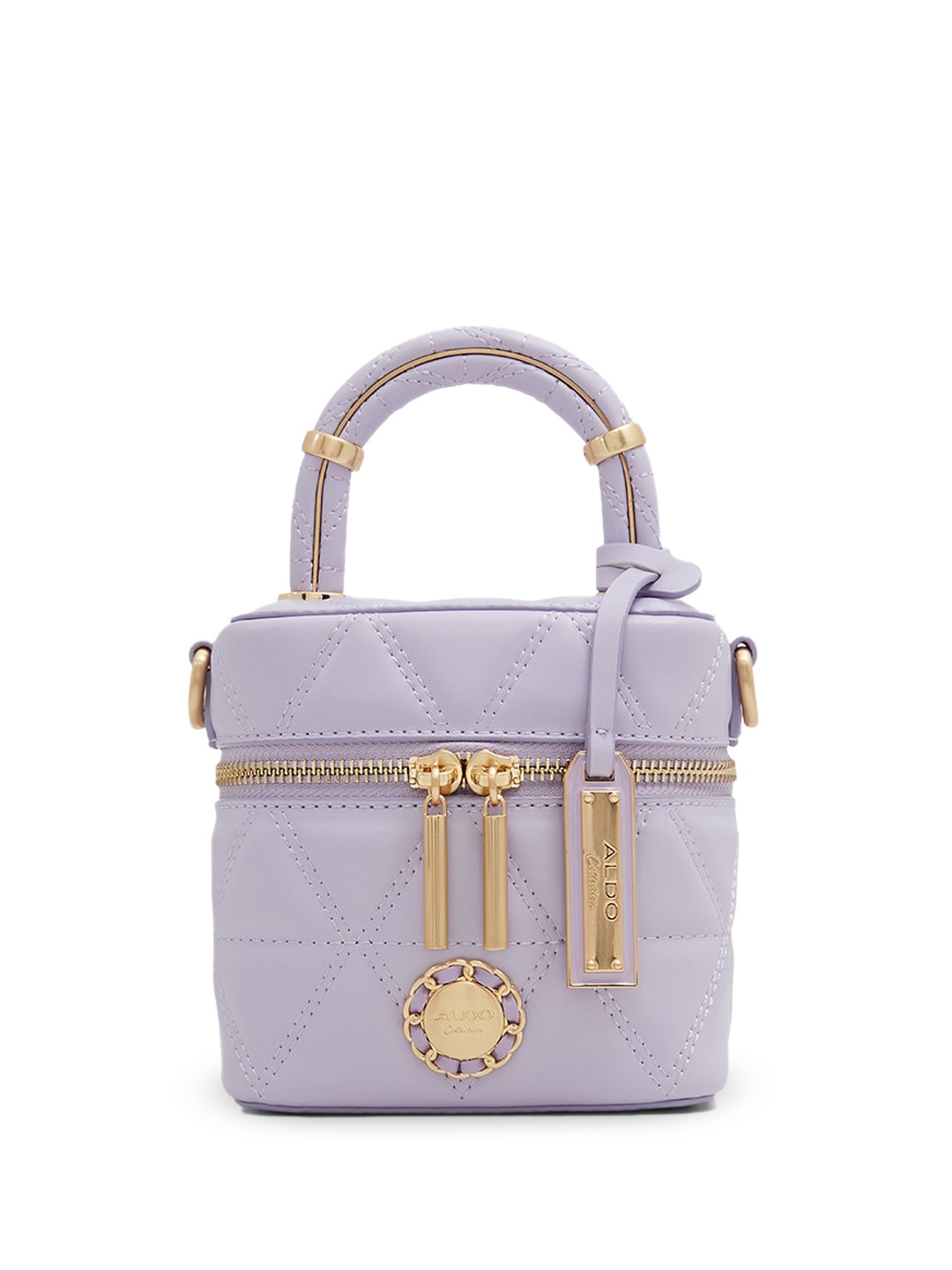 

ALDO Textured Structured Handheld Bag, Purple