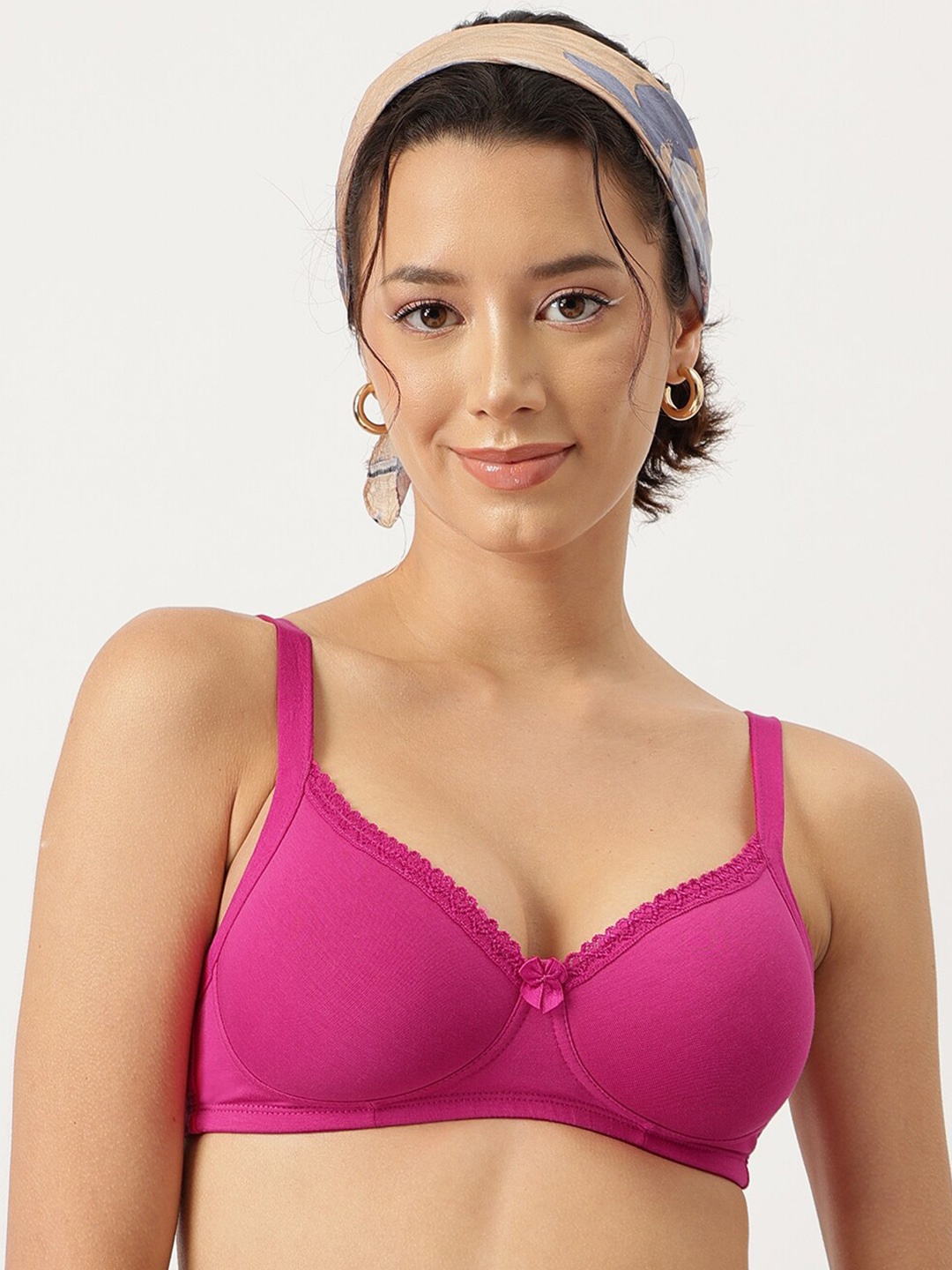 

DressBerry Purple Full Coverage Lightly Padded Everyday Bra With All Day Comfort