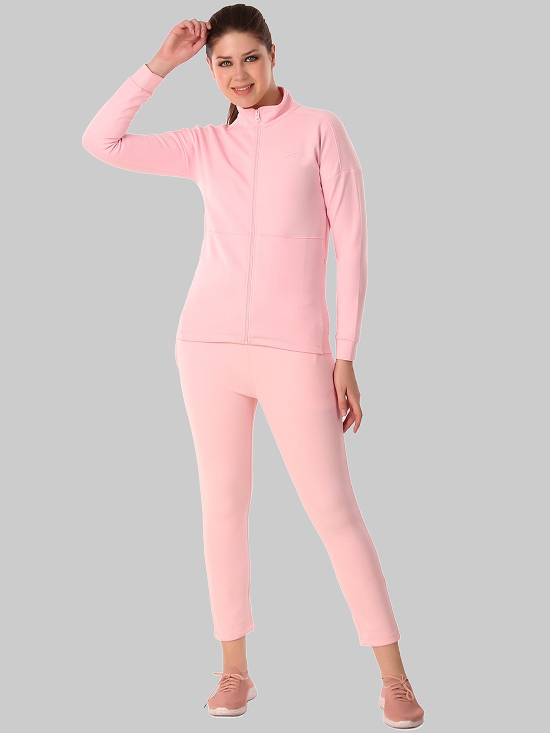 

VECTOR X Women Long Sleeve Tracksuit, Pink