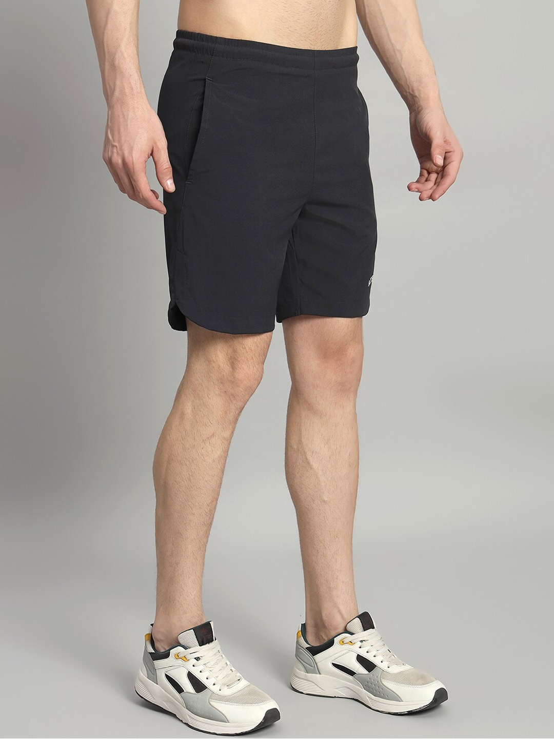 

ATHLISIS Men Slim Fit e-Dry Technology Sports Shorts, Black