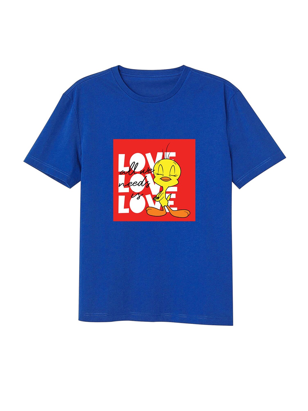 

CoolTees4U Boys Typography Printed Cotton T-shirt, Blue