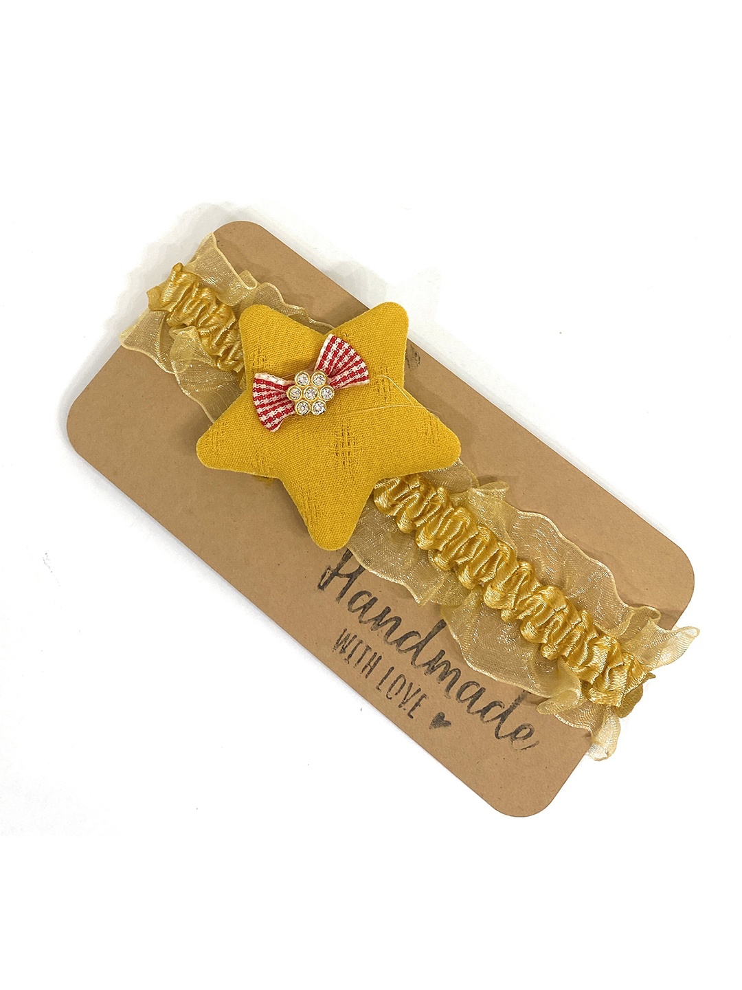 

BAESD Girls Star Detailed Hairband, Yellow