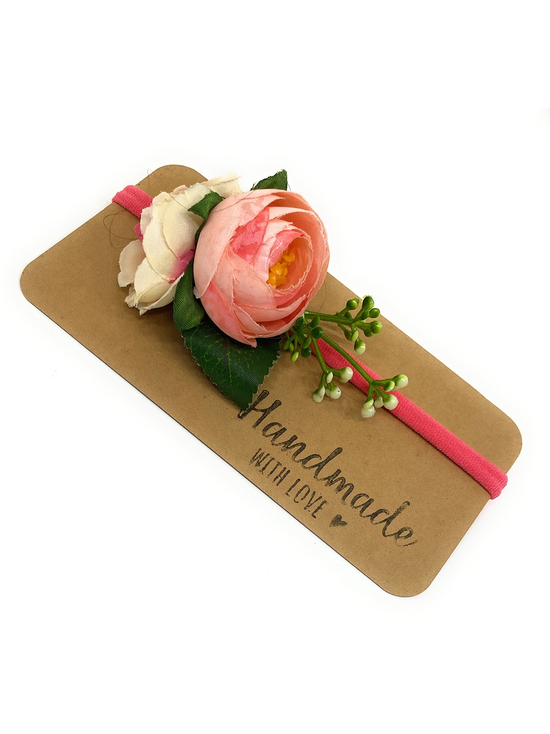 

BAESD Girls Blooming Buds Detailed Hairband, Peach