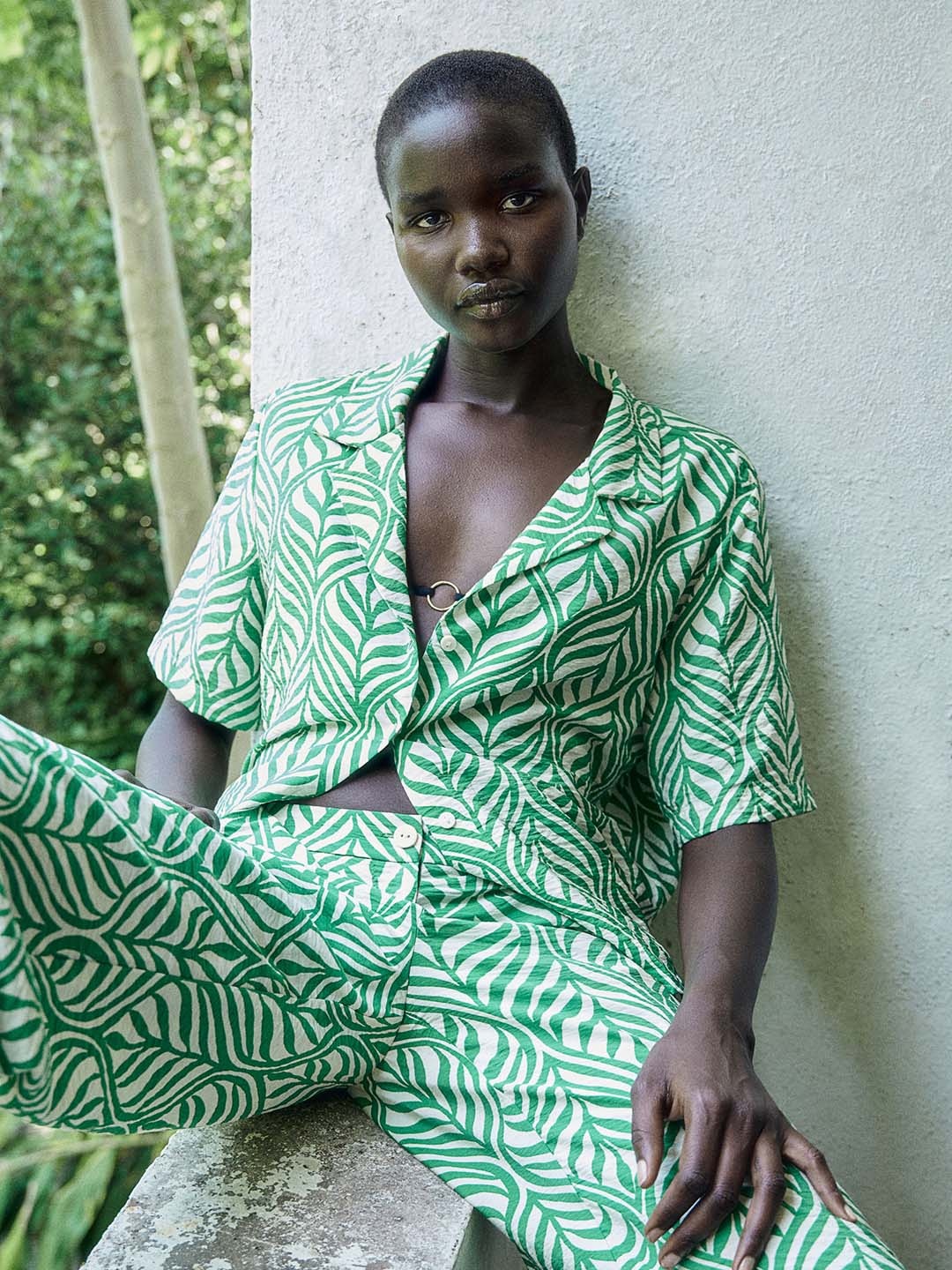 

H&M Resort Shirt, Green