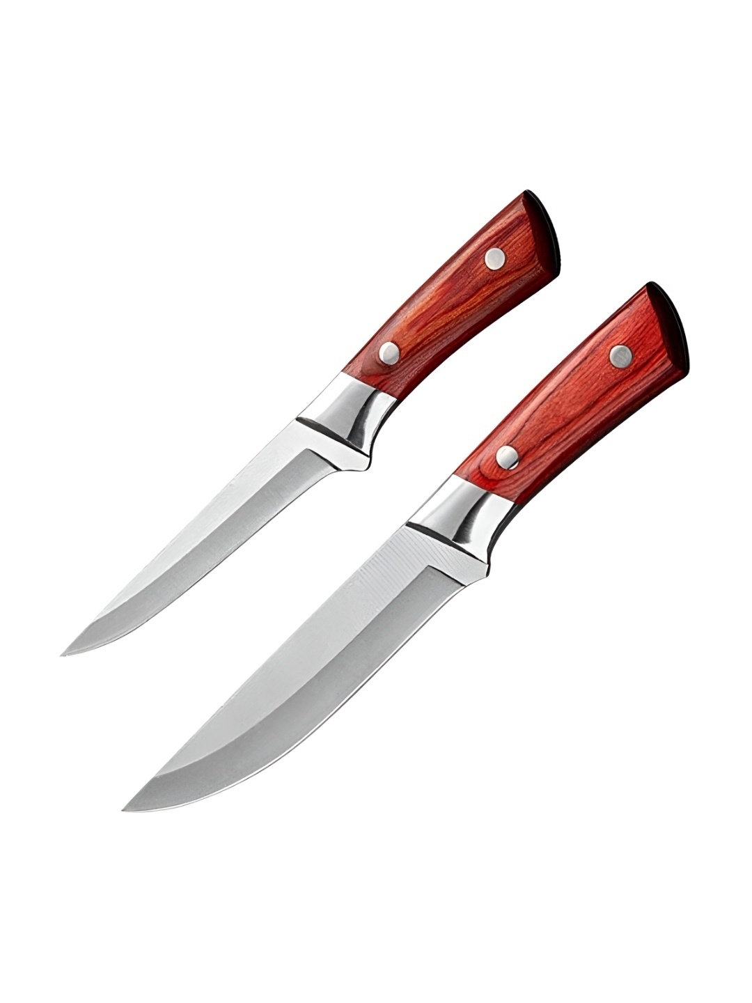 

P-Plus International Silver Toned 2 Pieces Chopping and Trimming Knife