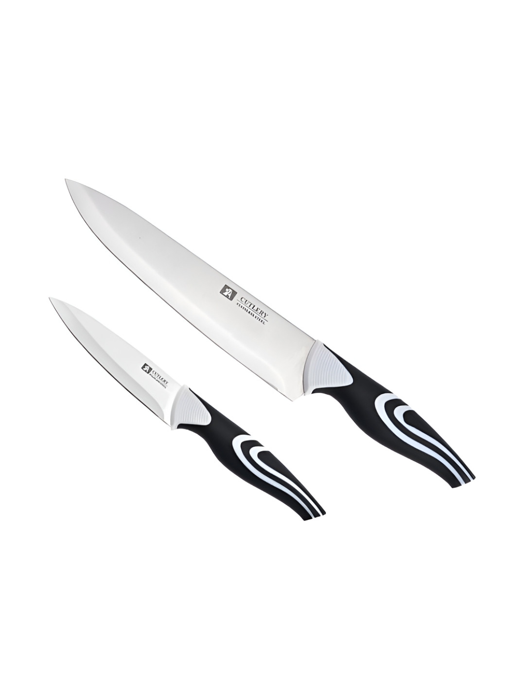 

P-Plus International 2 Pieces Stainless Steel Japanese Knife, Silver