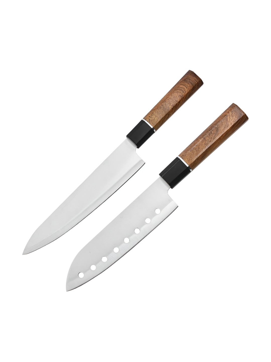 

P-Plus International Silver Toned 2 Pieces Stainless Steel Kitchen Knife