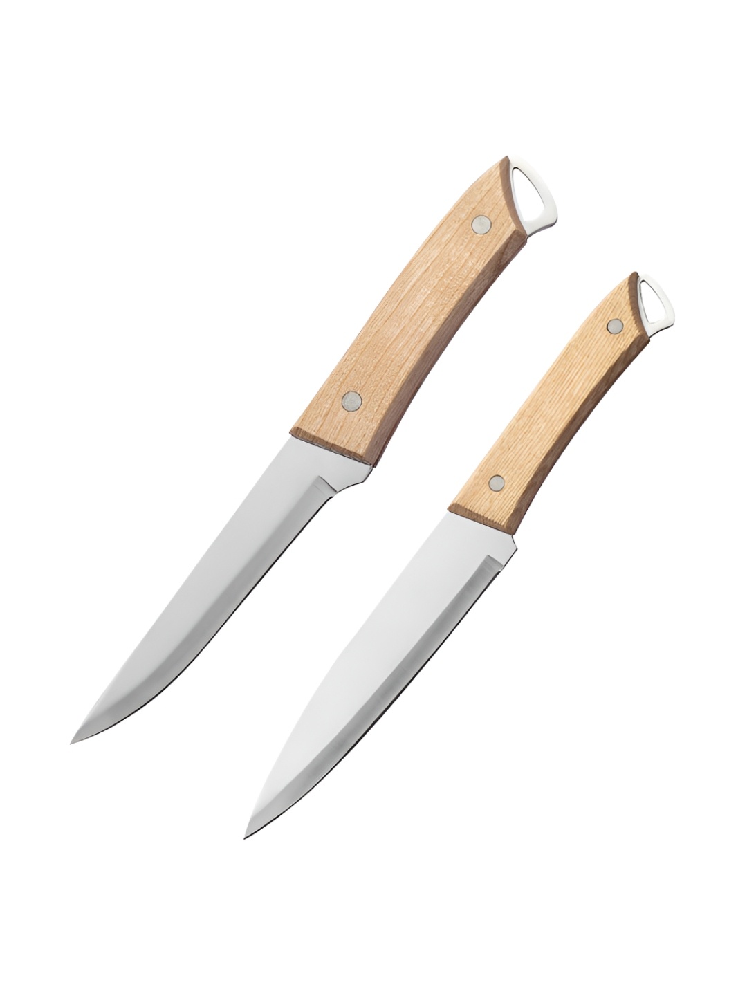 

P-Plus International Grey 2 Pieces Steel Boning Knife & Peeling Knife, Silver
