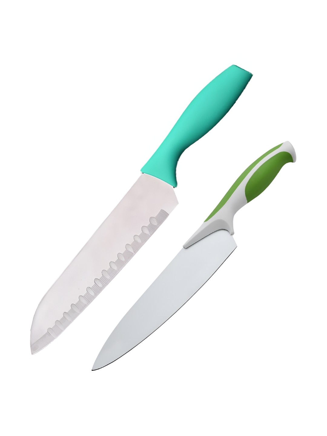 

P-Plus International Grey 2 Pieces Stainless Steel Kitchen Knife, Silver