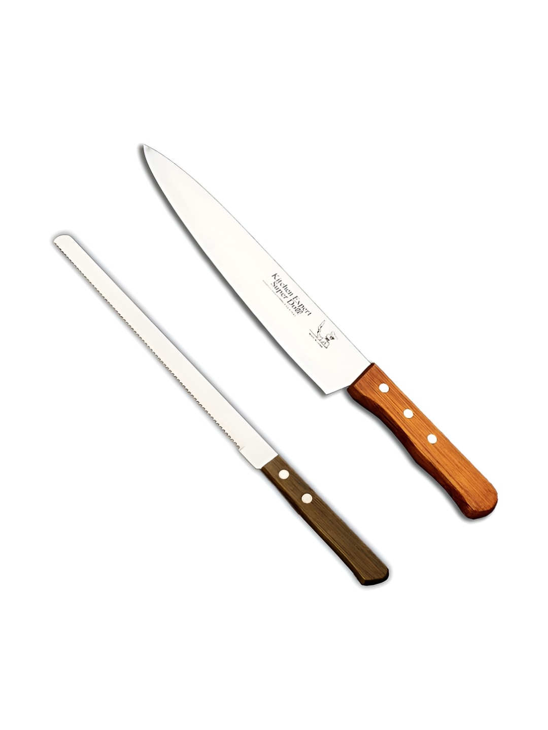 

P-Plus International Silver Toned 2 Pieces Stainless Steel Kitchen Knife