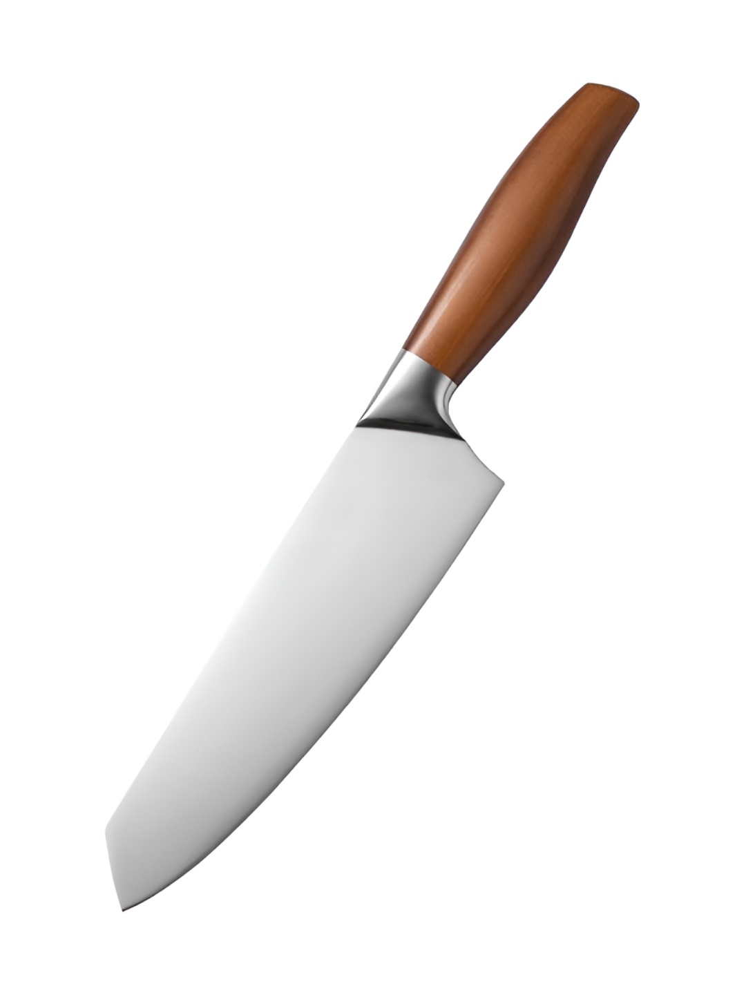 

P-Plus International Silver Toned & Brown Stainless Steel Kitchen Knife