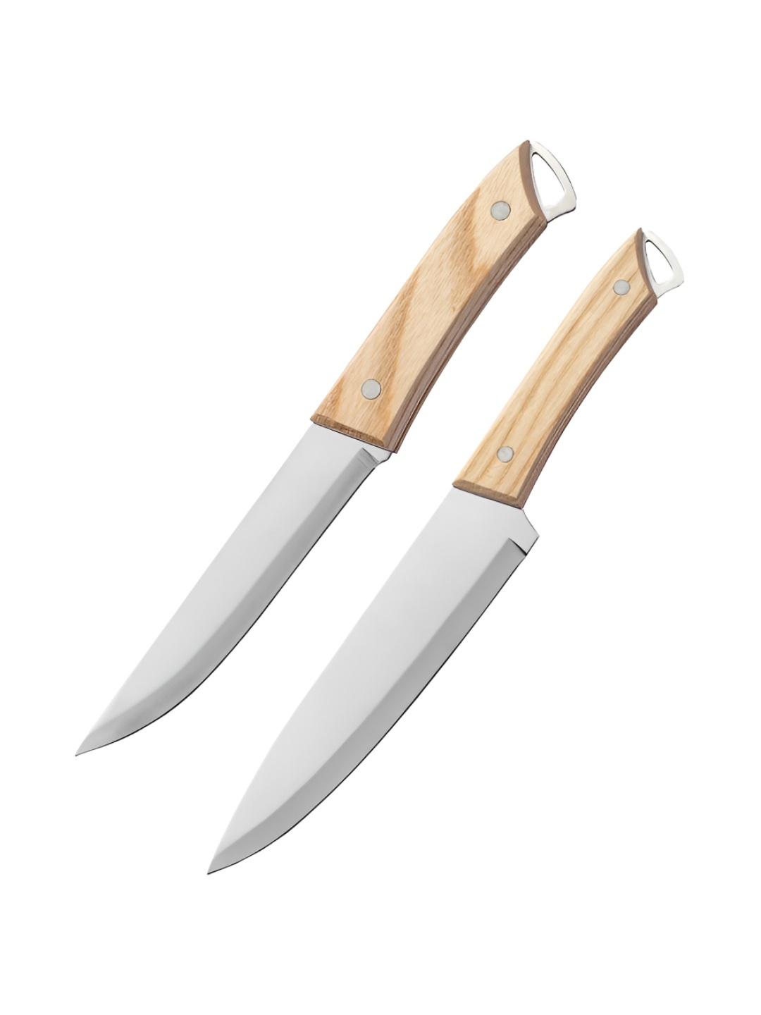 

P-Plus International Silver Toned 2 Pieces Stainless Steel Kitchen Knife