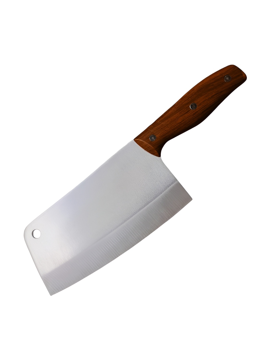 

P-Plus International Silver Toned & Brown Stainless Steel Kitchen Knife
