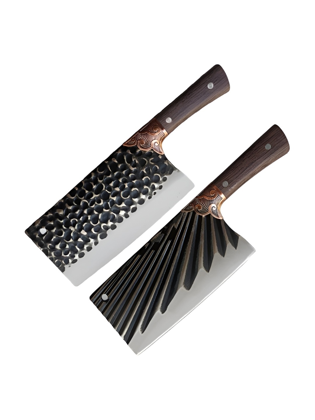 

P-Plus International 2 Pieces Stainless Steel Kitchen Knife, Silver