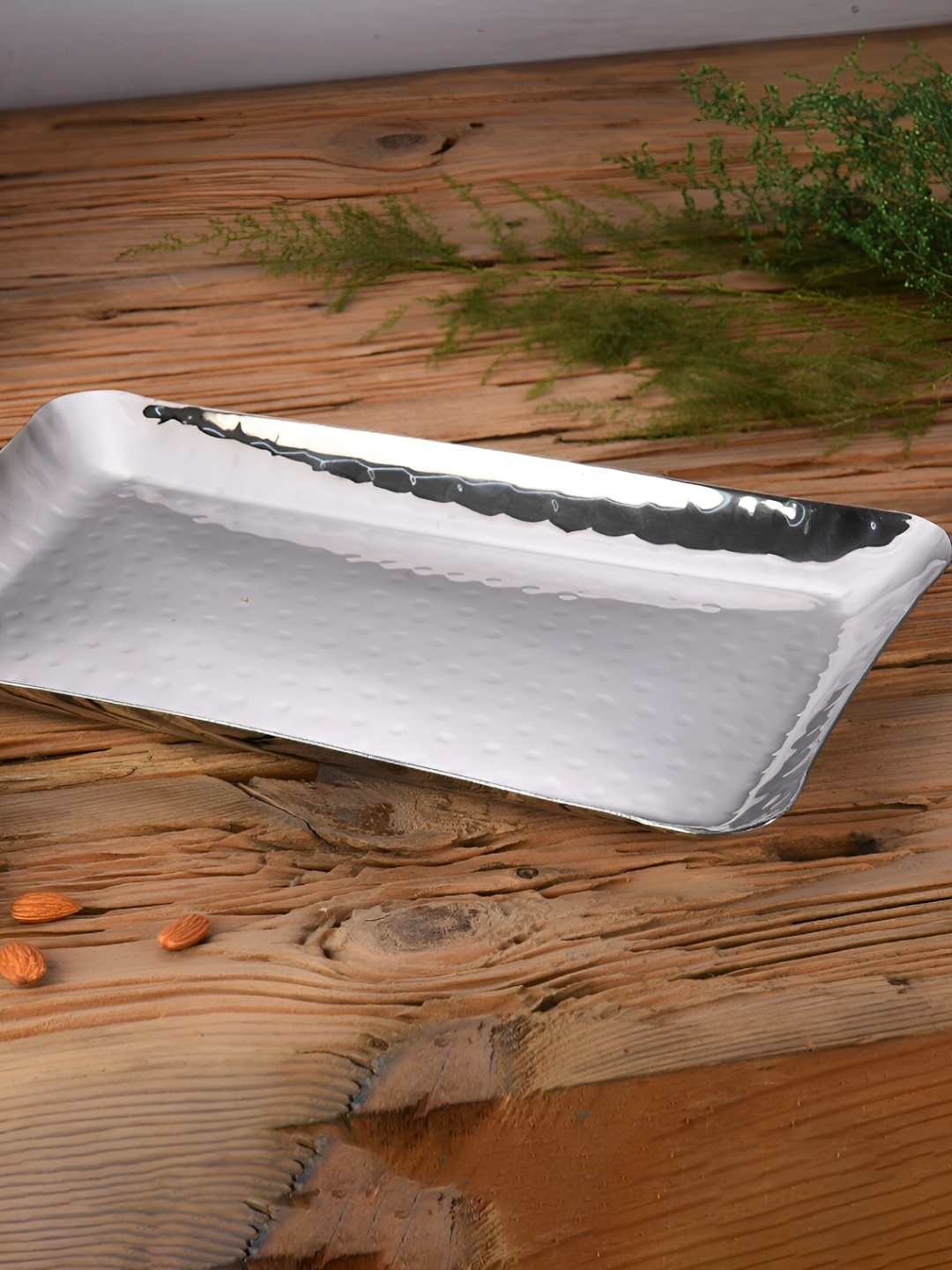 

FNS Ethnic Motifs Stainless Steel Serving Tray