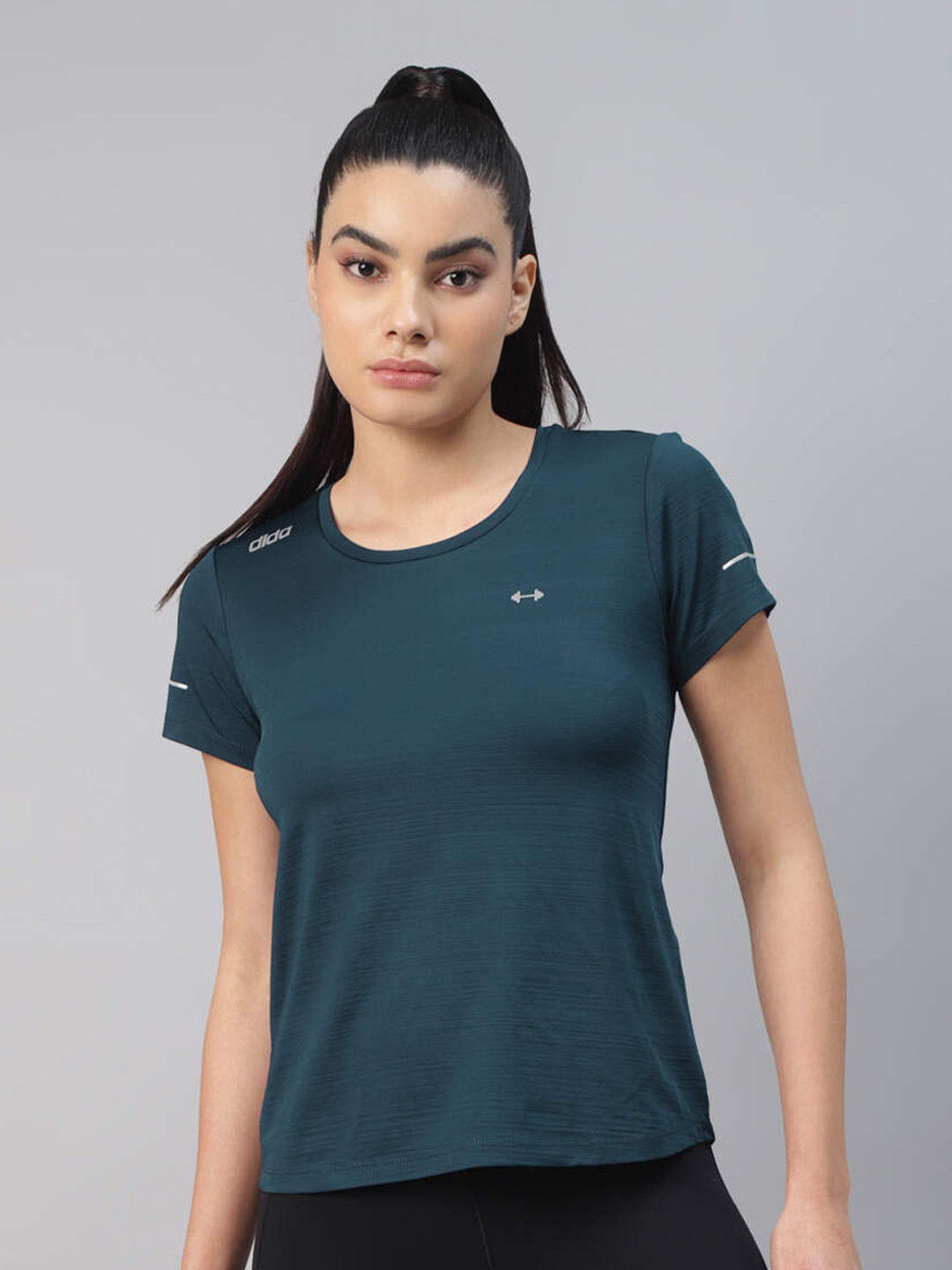 

DIDA Round Neck Short Sleeves T-shirt, Blue