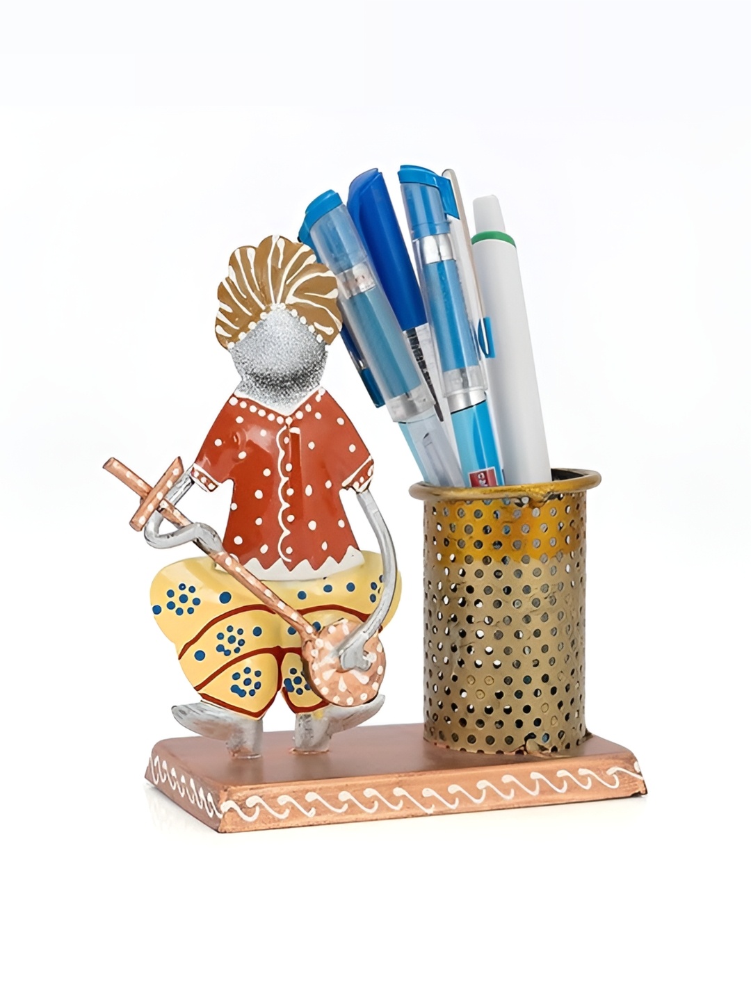 

CraftVatika Brown & Red Curio Showpiece