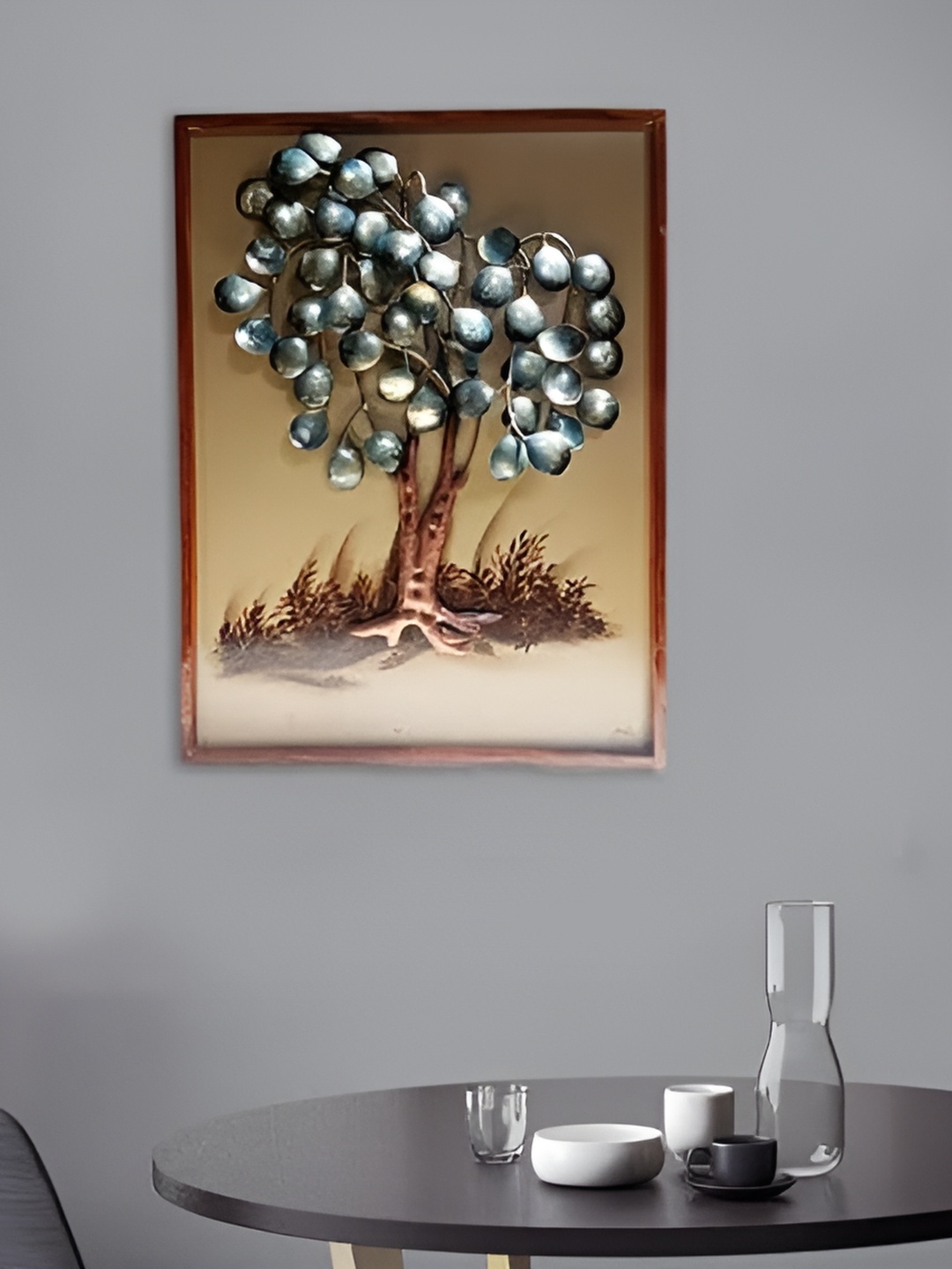 

CraftVatika Green & Brown Textured Tree Wall Hanging