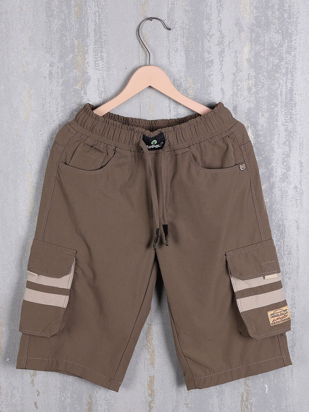 

Albion Boys Mid-Rise Cargo Shorts, Khaki