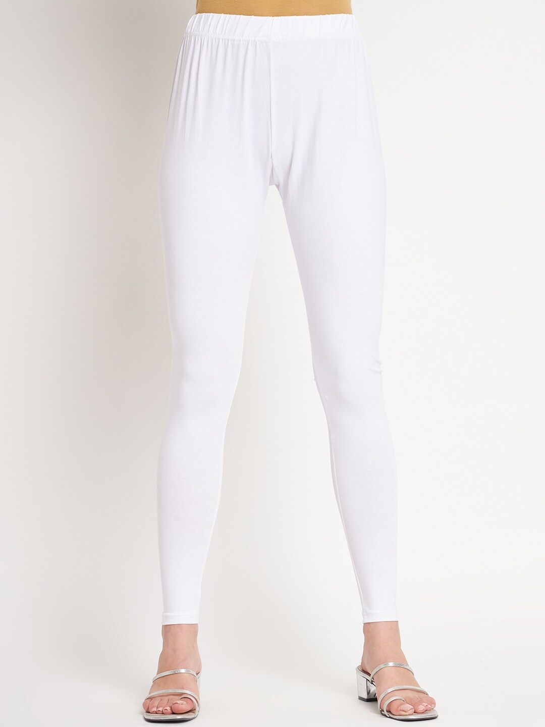 

SELETA Ankle Length Leggings, White