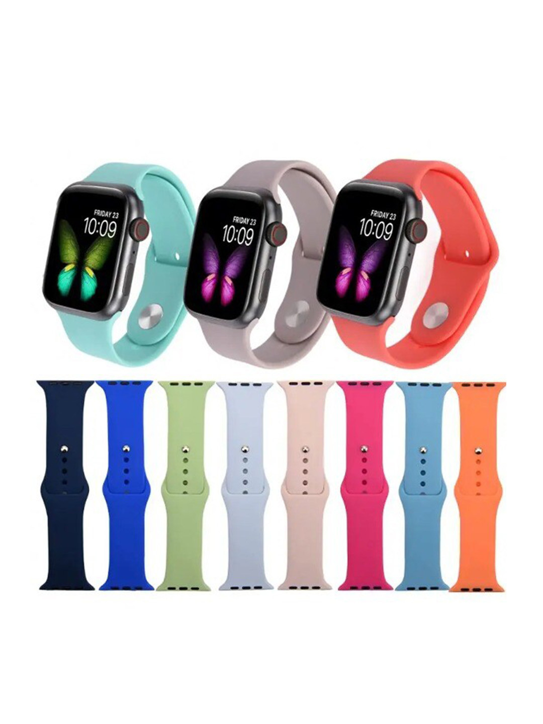 

PEEPERLY Men Button Craft Secure Strap for Apple Watch, Blue