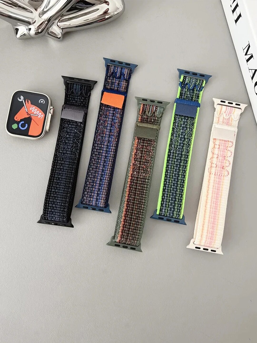 

PEEPERLY Athletic Loop Replacement Strap for Apple Watch, Blue