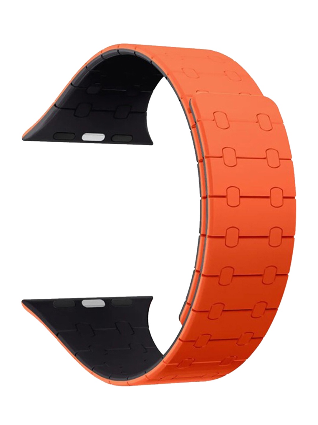 

PEEPERLY Strive Men Textured Watch Straps, Orange