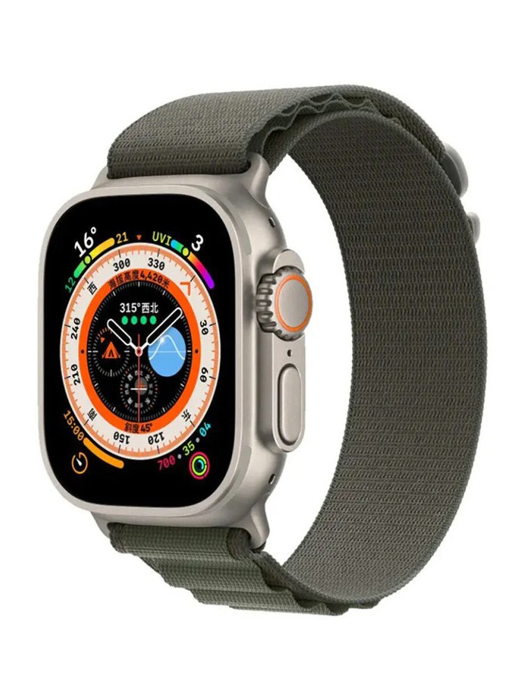 

PEEPERLY Men Textured Apple Watch Strap, Green
