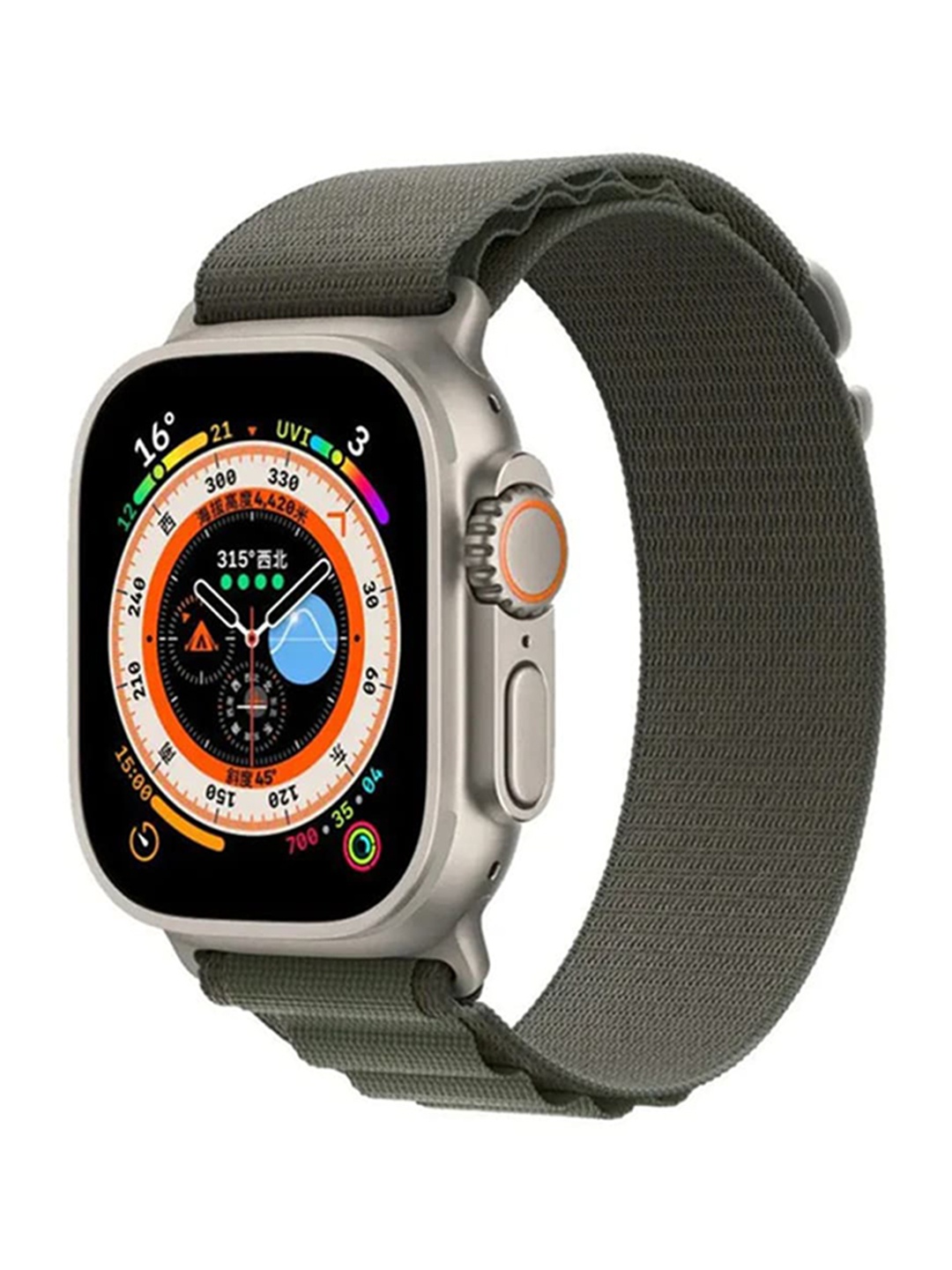 

PEEPERLY Men Green UltraLoom Nylon Watch Band for Apple Watch