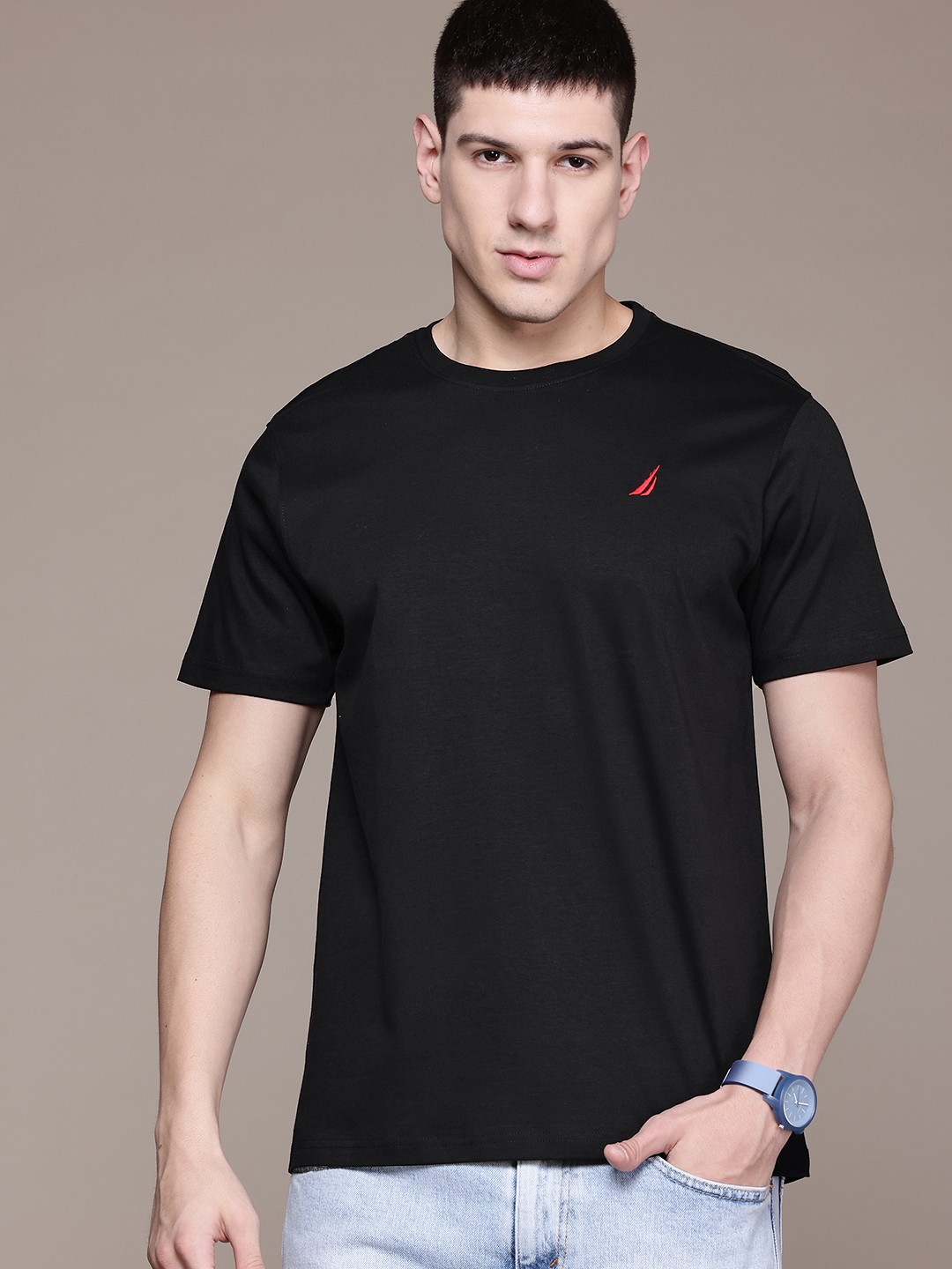 

Nautica Pure Cotton T-shirt, Black