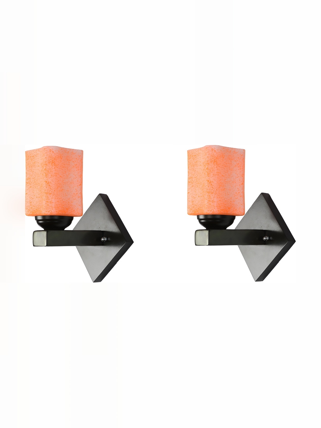 

1ST TIME Orange Glass Contemporary Rectangle Shaped Wall Lamp