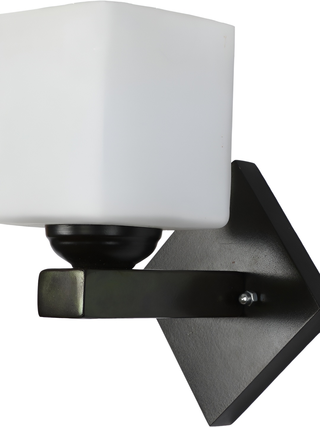 

1ST TIME White & Black Glass Contemporary Rectangle Shaped Wall Lamp