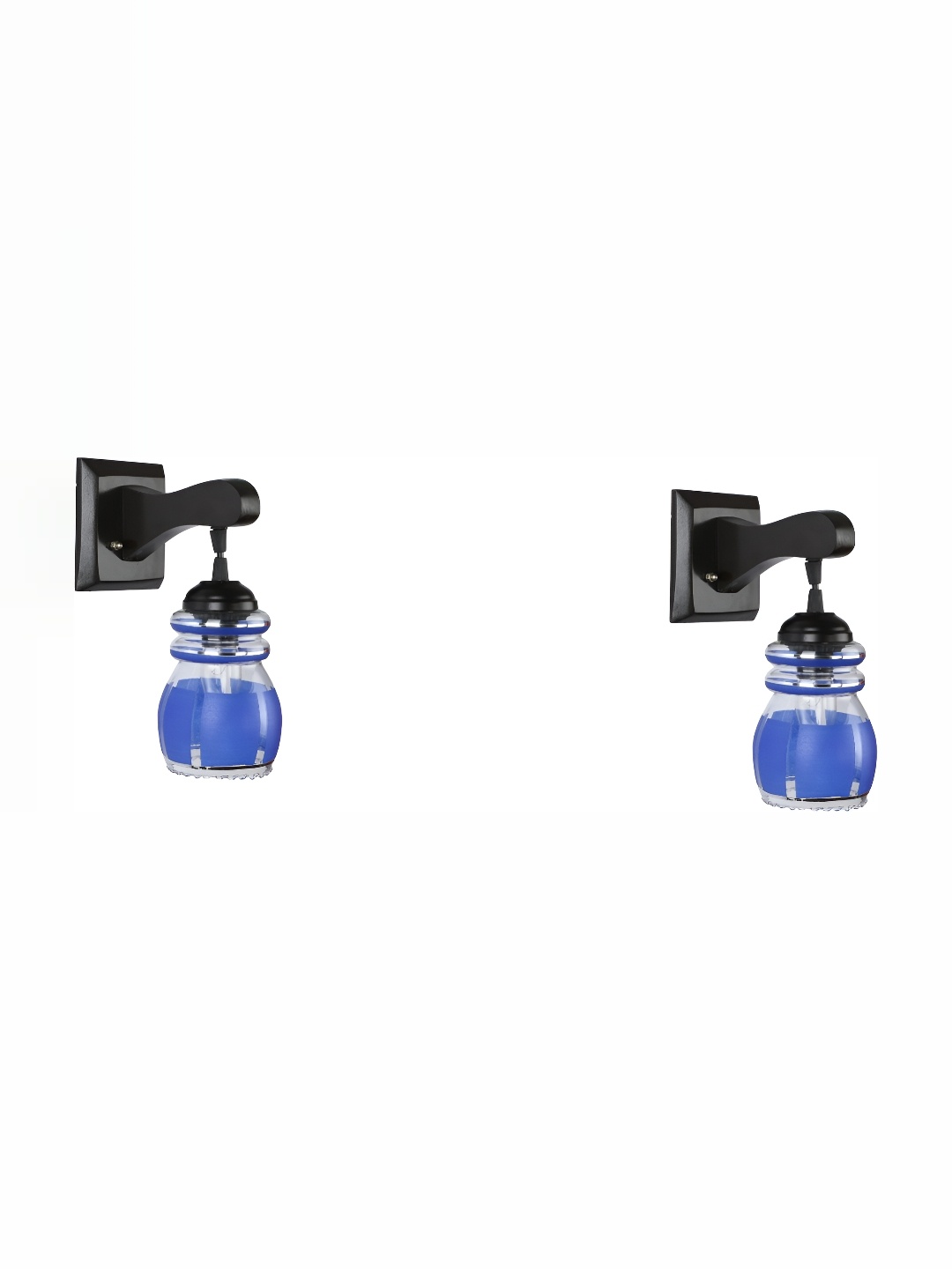 

1ST TIME Blue Glass Traditional Cylinder Shaped Wall Lamp