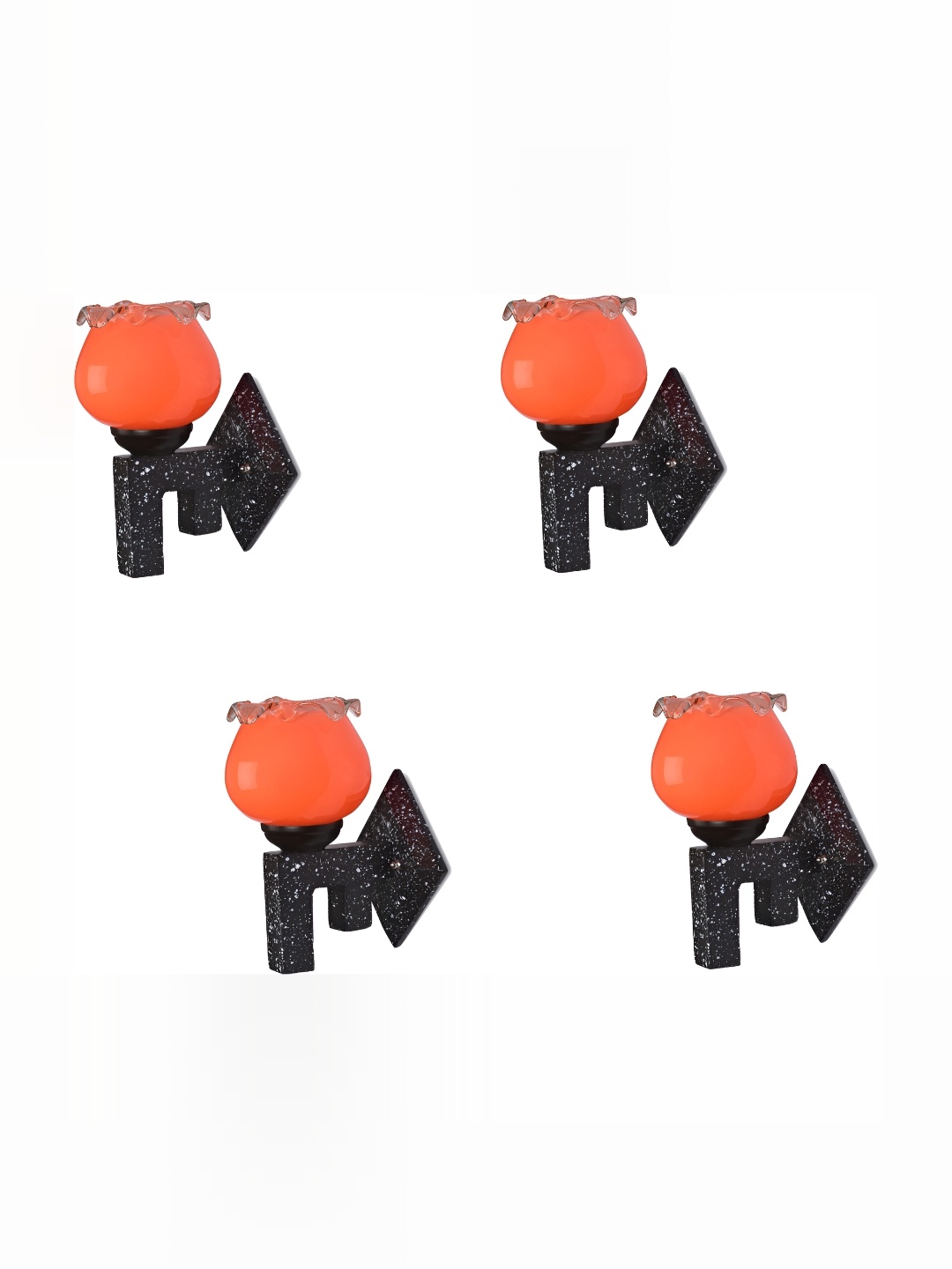 

1ST TIME Red Glass Traditional Rectangle Shaped Wall Lamp
