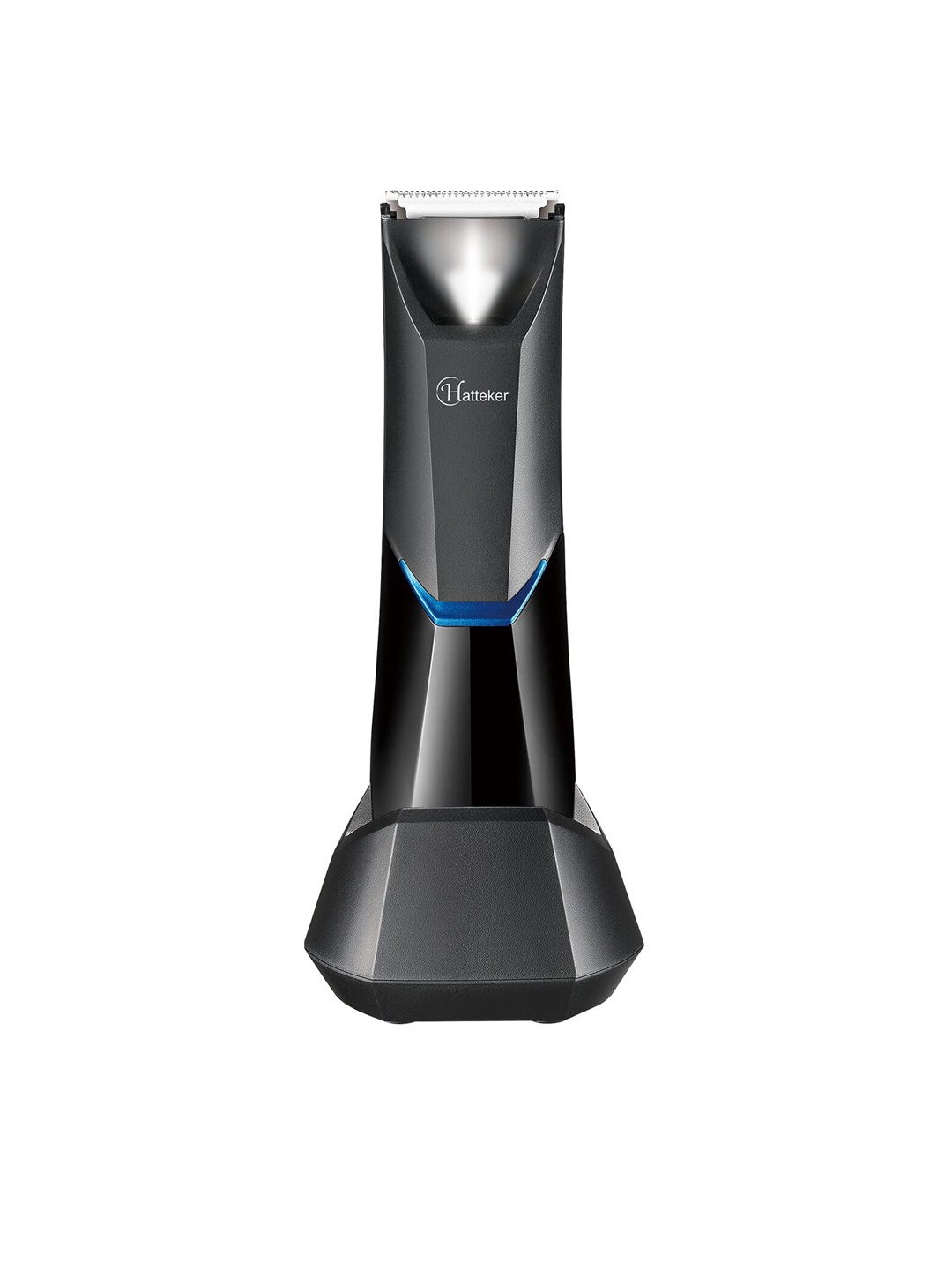 

Hatteker Body Hair Trimmer For Wet Or Dry Shaving Ceramic Blade Shaver, Black